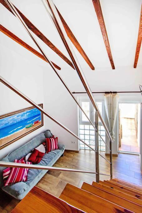 バレンシアAcogedor Duplex Con Terraza Interior En La Playaアパートメント エクステリア 写真
