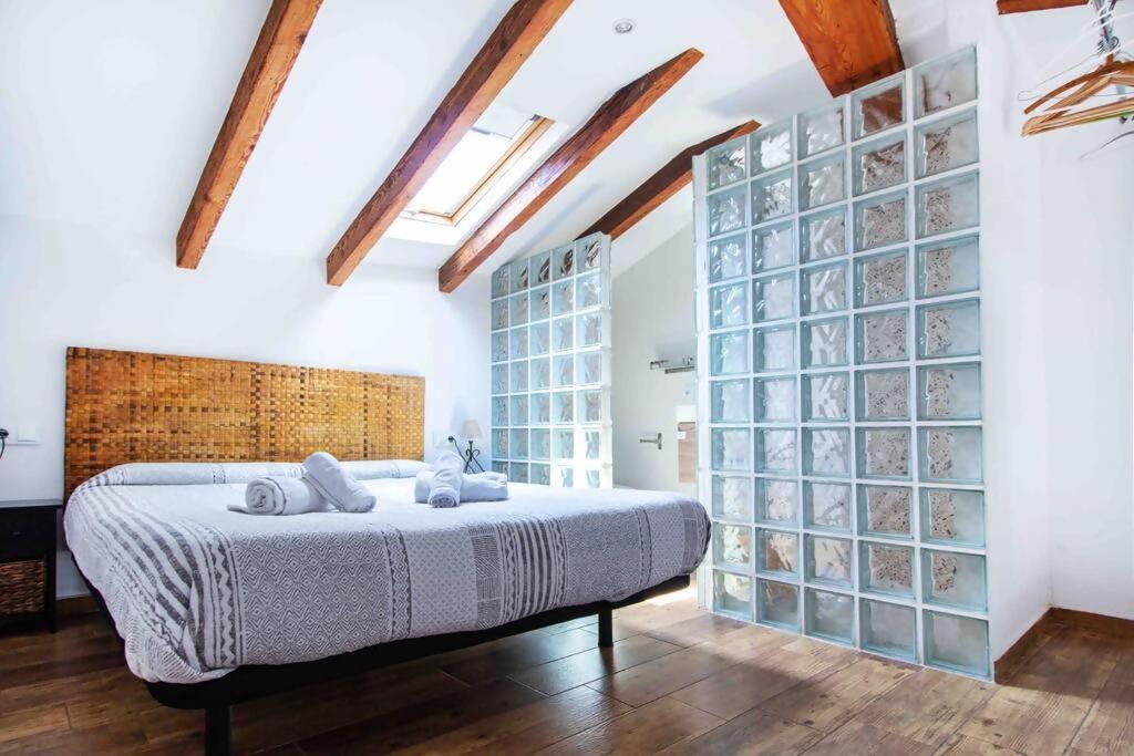 バレンシアAcogedor Duplex Con Terraza Interior En La Playaアパートメント エクステリア 写真
